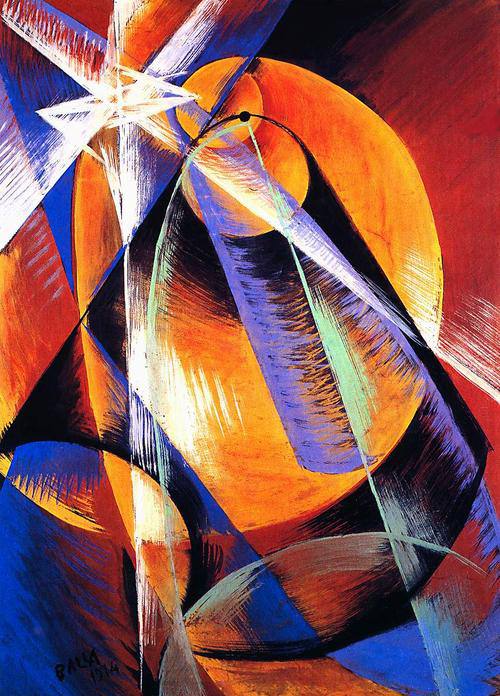 [Giacomo Balla, Mercurio passa davanti al sole]