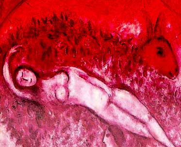[La sposa, dal Cantico dei Cantici di Chagall]
